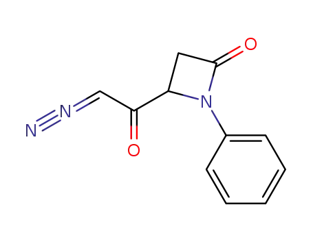 2-Azetidinone, 4-(diazoacetyl)-1-phenyl-