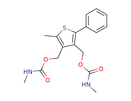 (2-methyl-5-phenylthiene-3,4-diyl)dimethanediyl bis(methylcarbamate)