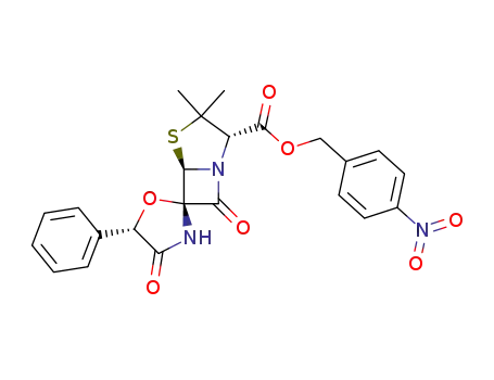 4-nitrobenzyl (3S,5'S,5R,6S)-4'-oxo-5'-phenylspiro(1',3'-oxazolidine-2',6-penicillanate)