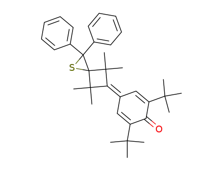 2,6-di-tert-butyl-4-(4,4,6,6-tetramethyl-2,2-diphenyl-1-thiaspiro<2.3>hex-5-ylidene)cyclohexa-2,5-dienone