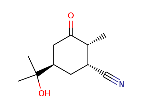 (1R,2R,5R)-5-(2-hydroxypropan-2-yl)-2-methyl-3-oxocyclohexane-1-carbonitrile