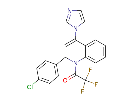 N-(4-Chloro-benzyl)-2,2,2-trifluoro-N-[2-(1-imidazol-1-yl-vinyl)-phenyl]-acetamide