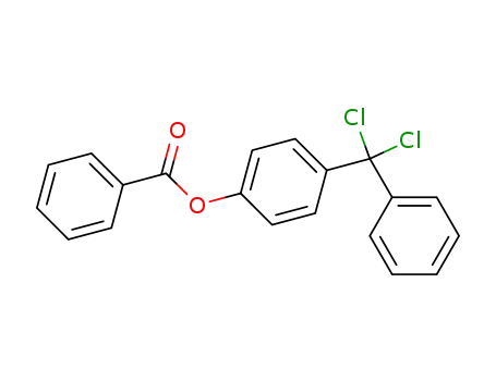 Molecular Structure of 113736-78-0 (Phenol, 4-(dichlorophenylmethyl)-, benzoate)