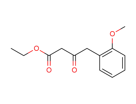 Molecular Structure of 83823-61-4 (4-(2-METHOXY-PHENYL)-3-OXO-BUTYRIC ACID ETHYL ESTER)