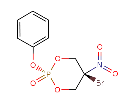 Molecular Structure of 75386-07-1 (5-bromo-5-nitro-2-phenoxy-2-oxo-1,3,2-dioxaphosphorinane)