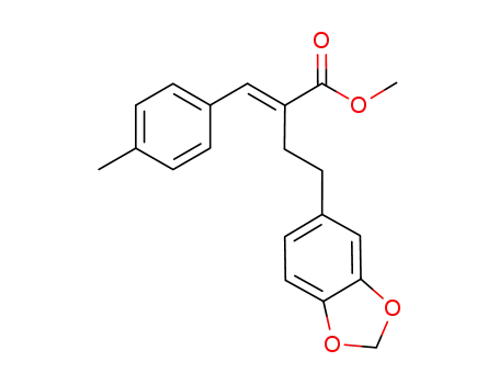 methyl (2E)-4-(1,3-benzodioxol-5-yl)-2-(4-methylbenzylidene)butanoate
