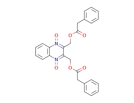 Molecular Structure of 63751-56-4 (1-oxo-2,3-bis{[(phenylacetyl)oxy]methyl}quinoxalin-1-ium-4(1H)-olate)