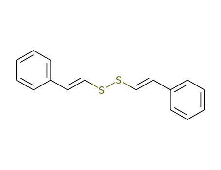 Molecular Structure of 61363-87-9 (Disulfide, bis(2-phenylethenyl), (Z,Z)-)