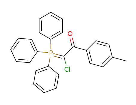 2-Chloro-1-p-tolyl-2-(triphenyl-λ<sup>5</sup>-phosphanylidene)-ethanone