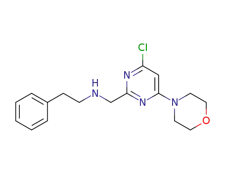 (4-chloro-6-morpholin-4-yl-pyrimidin-2-ylmethyl)-phenethyl-amine
