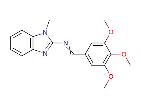 (1-Methyl-1H-benzoimidazol-2-yl)-[1-(3,4,5-trimethoxy-phenyl)-meth-(E)-ylidene]-amine