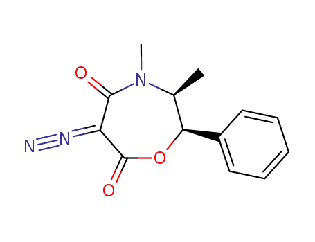 (2R,3S)-(-)-6-Diazo-3,4-dimethyl-2-phenyl-1,4-oxazepan-5,7-dion