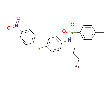 Benzenesulfonamide,
N-(3-bromopropyl)-4-methyl-N-[4-[(4-nitrophenyl)thio]phenyl]-
