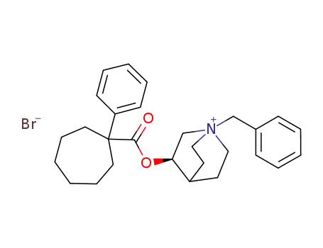 3(R)-1-benzyl-3-{[(1-phenylcycloheptyl)carbonyl]oxy}-1-azoniabicyclo[2.2.2]octane bromide