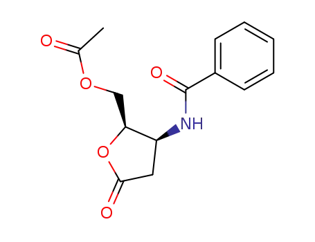 (3S,4R)-5-acetoxy-3-benzoylamino-4-pentanolide