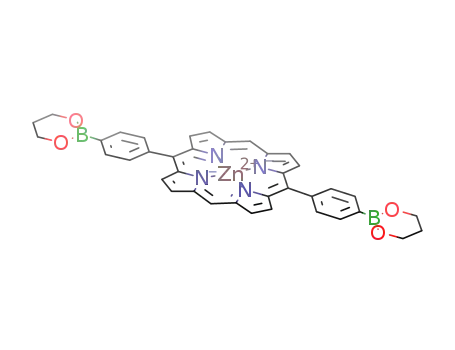 5,15-bis(4-[1,3,2]-dioxaborinan-2-yl-phenyl)porphyrinatozinc(II)