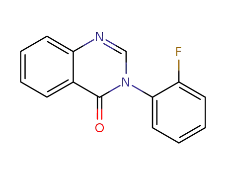 Molecular Structure of 36721-39-8 (4(3H)-Quinazolinone, 3-(2-fluorophenyl)-)