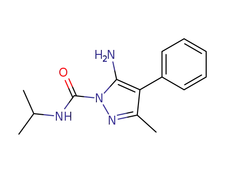 5-Amino-3-methyl-N-(1-methylethyl)-4-phenyl-1H-pyrazol-1-carboxamid
