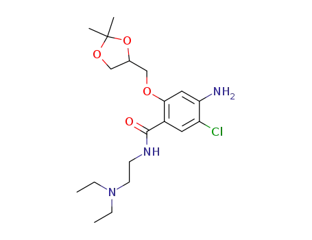 4-Amino-5-chloro-N-(2-diethylamino-ethyl)-2-(2,2-dimethyl-[1,3]dioxolan-4-ylmethoxy)-benzamide