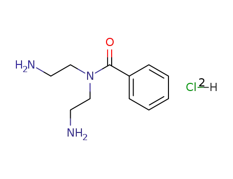 Molecular Structure of 121259-44-7 (benzoyl-4-triaza(1,4,7) heptane, dichlorhydrate)