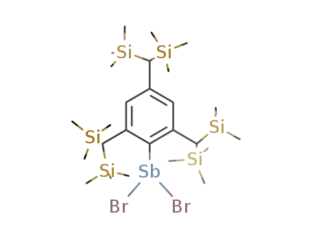 [((Si(CH<sub>3</sub>)3)2CH)3C<sub>6</sub>H<sub>2</sub>]SbBr<sub>2</sub>