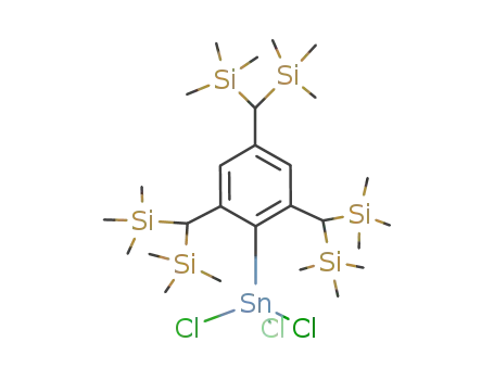 2,4,6-tris[bis(trimethylsilyl)methyl]phenyl-trichloro stannane