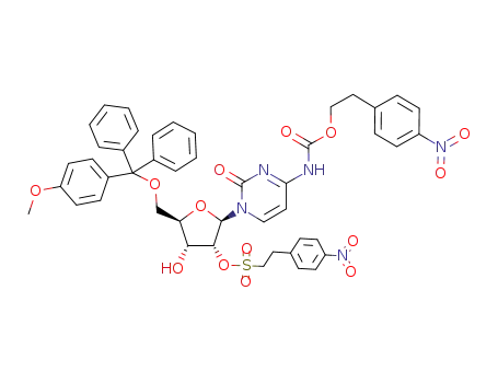 5'-O-(monomethoxytrityl)-N<sup>4</sup>-<2-(4-nitrophenyl)ethoxycarbonyl>-2'-O-<2-(4-nitrophenyl)ethylsulfonyl>cytidine