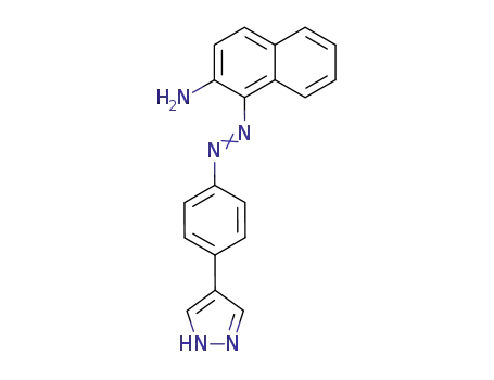 2-Naphthalenamine, 1-[[4-(1H-pyrazol-4-yl)phenyl]azo]-