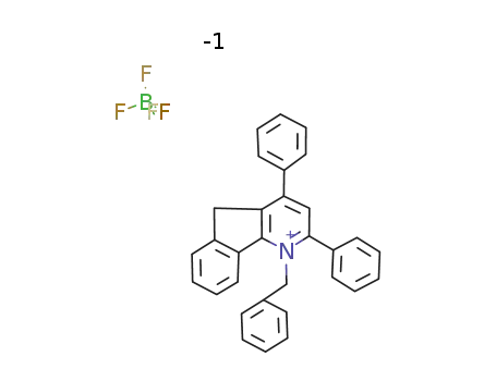 Molecular Structure of 78019-04-2 (5H-Indeno[1,2-b]pyridinium, 2,4-diphenyl-1-(phenylmethyl)-,
tetrafluoroborate(1-))
