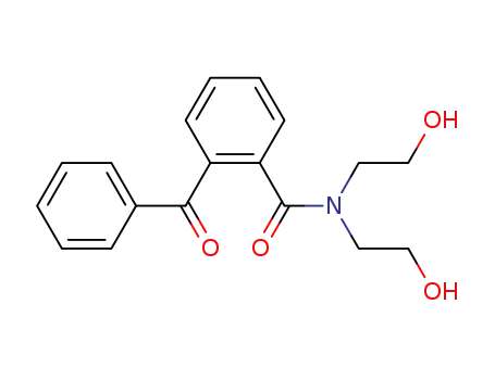 Molecular Structure of 6265-88-9 (2-benzoyl-N,N-bis(2-hydroxyethyl)benzamide)