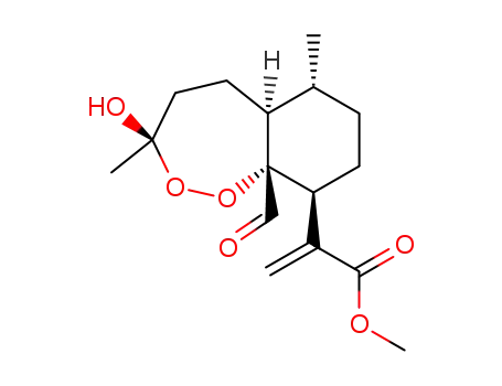 methyl <5a'S,6'R,9'S>-2-(3'H-3',6'-dimethyl-9a'-formyl-3'-hydroxyperhydro-1',2'-benzodioxepin-9'-yl)propenoate