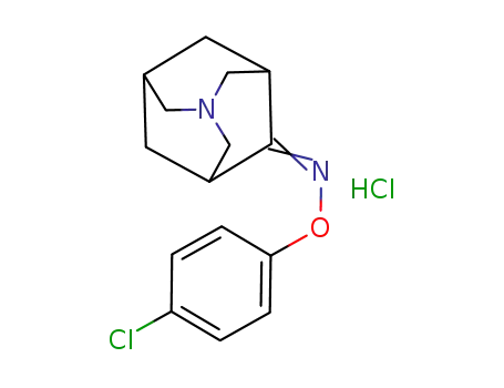 1-azatricyclo[3.3.1.1(3,7)]decan-4-one O-(4-chlorophenyl)oxime hydrochloride