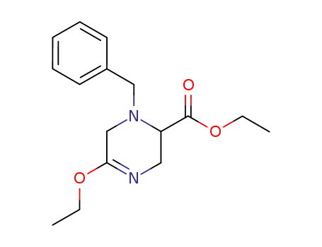 1-Benzyl-5-ethoxy-1,2,3,6-tetrahydro-pyrazine-2-carboxylic acid ethyl ester