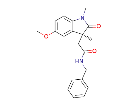 (-)-(3S)-1,3-dimethyl-5-methoxy-3-acetic acid benzylamide