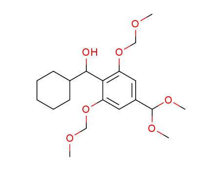 4-(cyclohexylhydroxymethyl)-3,5-bis(methoxymethoxy)-1-(dimethoxymethyl)benzene