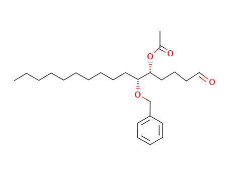 (5R,6R)-5-acetoxy-6-(benzyloxy)hexadecanal