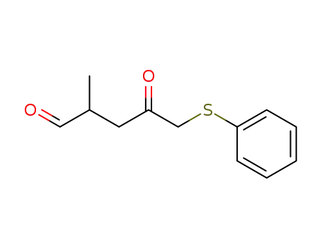 2-methyl-4-oxo-5-(phenylthio)pentanal