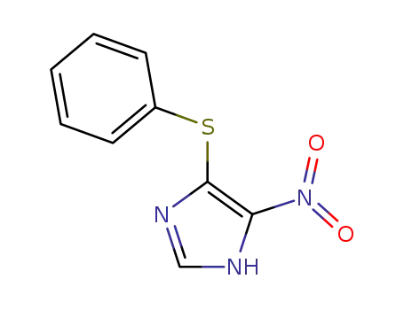 1H-Imidazole, 4-nitro-5-(phenylthio)-