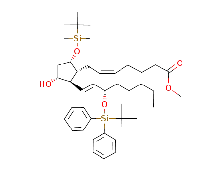 methyl (5Z,13E)-9α-<(tert-butyldimethylsilyl)oxy>-11α-hydroxy-15-<(tert-butyldiphenylsilyl)oxy>prosta-5,13-dienoate