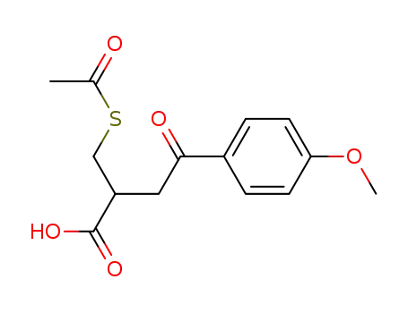 2-acetylsulfanylmethyl-4-(4-methoxyphenyl)-4-oxobutyric acid