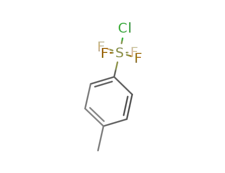 Molecular Structure of 1063625-81-9 (trans-p-methylphenylsulfur chlorotetrafluoride)