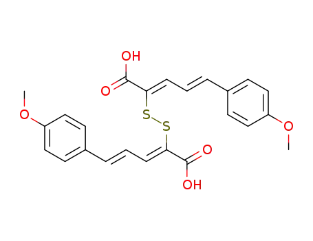 2,2,-dithiobis<5-(p-methoxyphenyl)-2,4-pentanedioic acid>