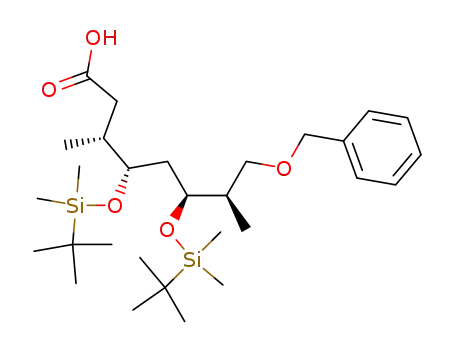 (3R,4S,6S,7R)-8-Benzyloxy-4,6-bis-(tert-butyl-dimethyl-silanyloxy)-3,7-dimethyl-octanoic acid