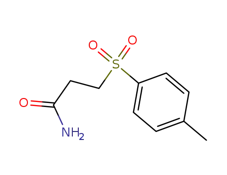 Molecular Structure of 10154-79-7 (Propanamide, 3-[(4-methylphenyl)sulfonyl]-)