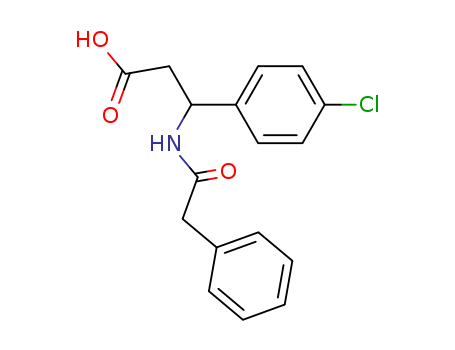 3-(2-Phenylacetamido)-3-(4-chlorophenyl)propanoic acid
