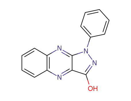 Molecular Structure of 109179-49-9 (3H-Pyrazolo[3,4-b]quinoxalin-3-one, 1,2-dihydro-1-phenyl-)