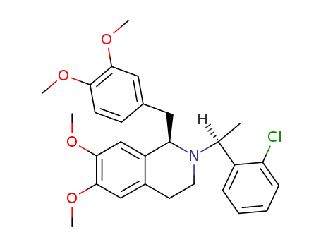 (S)-2-[(S)-1-(2-Chloro-phenyl)-ethyl]-1-(3,4-dimethoxy-benzyl)-6,7-dimethoxy-1,2,3,4-tetrahydro-isoquinoline