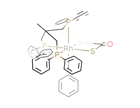(triphos)RhPH(S<sub>2</sub>CO)