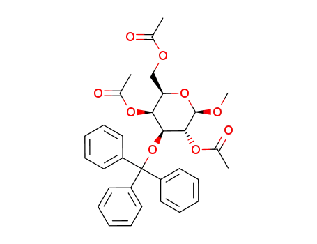 Methyl 2,4,6-Tri-O-acetyl-3-O-trityl-β-D-galactopyranoside
