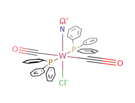 WCl(CO)2(NO)(P(C<sub>6</sub>H<sub>5</sub>)3)2